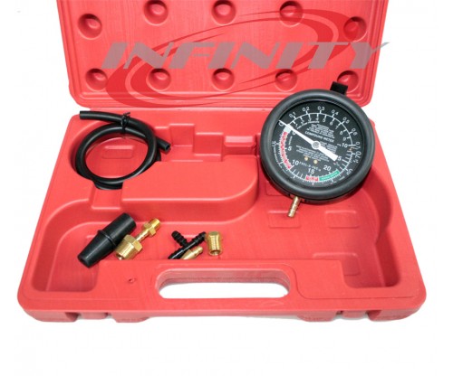 Fuel Pump & Vacuum Tester Carburetor Valve Pressure Tester Gauge Kit Car Truck